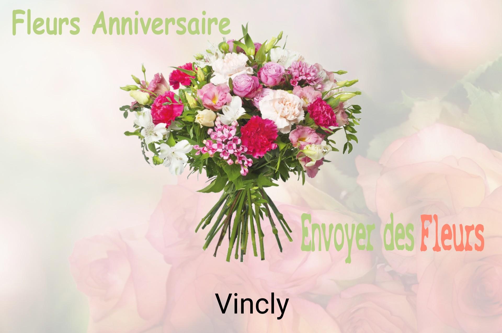 Bouquet de fleurs d’anniversaire livré à Vincly